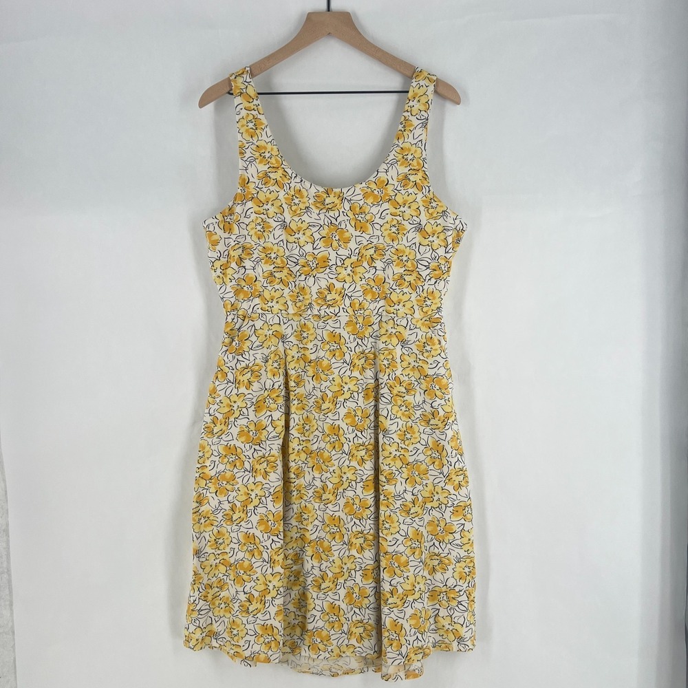 Pact Yellow Floral Midi Dress